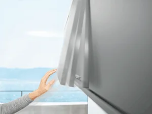 AVENTOS HK-XS  TIP-ON (АВЕНТОС HK-XS  TIP-ON) - компактный  подъемник, открывание нажатием на фасад.