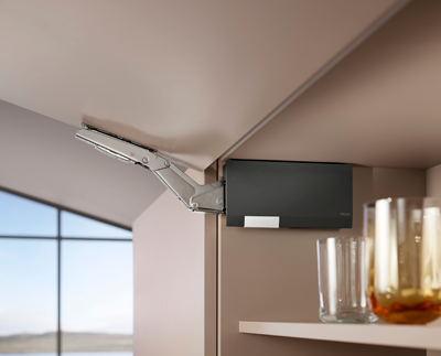 AVENTOS HK top (АВЕНТОС HK top) Blum с открытым фасадом