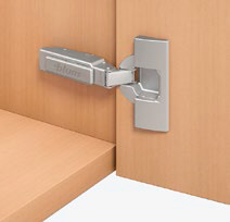 Установочный чертеж петли  BLUM накладной  100° без доводчика.