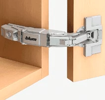 Установочный чертеж петли  BLUM накладной  155° со встроенным доводчиком.