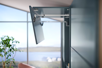AVENTOS HF top с открытыми фасадами