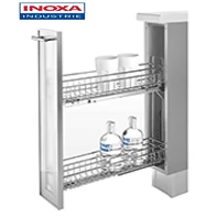 Бутылочницы Inoxa на направляющих Hettich