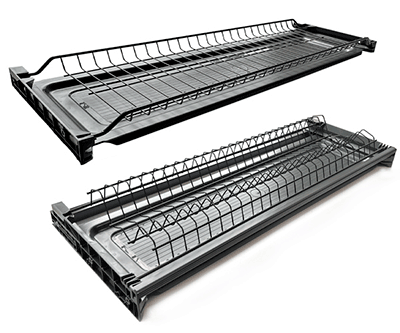Сушка для посуды SMART2 Anthracite, с рамкой, оцинкованная сталь, в цвете Anthracite, Inoxa (Италия)